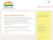 Tablet Screenshot of benjamin-schule.de